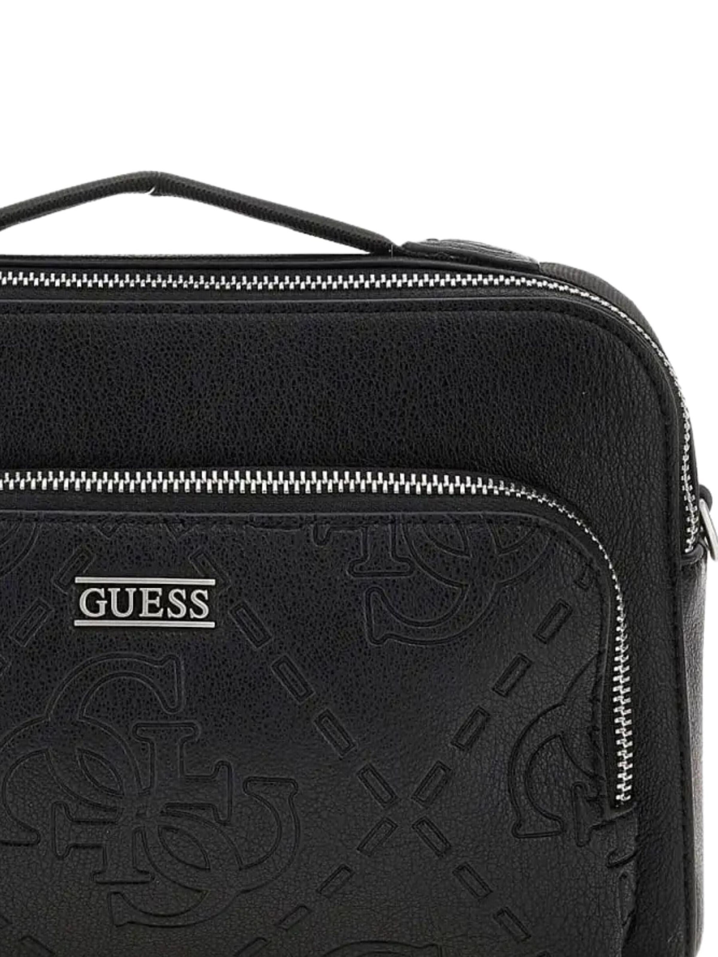 GUESS Schoudertas 'BOSTON' in Zwart