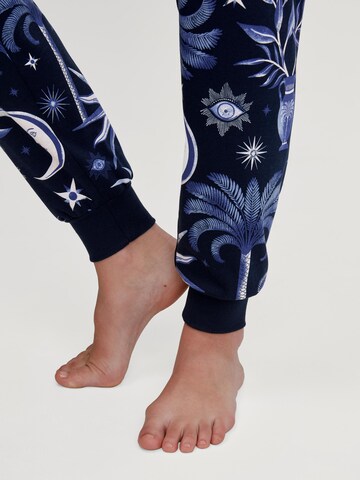 CALIDA Pyjama 'Winter Dreams'‌‌‌‌ in Blau