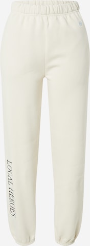 LOCAL HEROES Tapered Pants in Beige: front