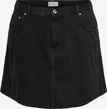Jupe 'CAREden' ONLY Carmakoma en noir : devant