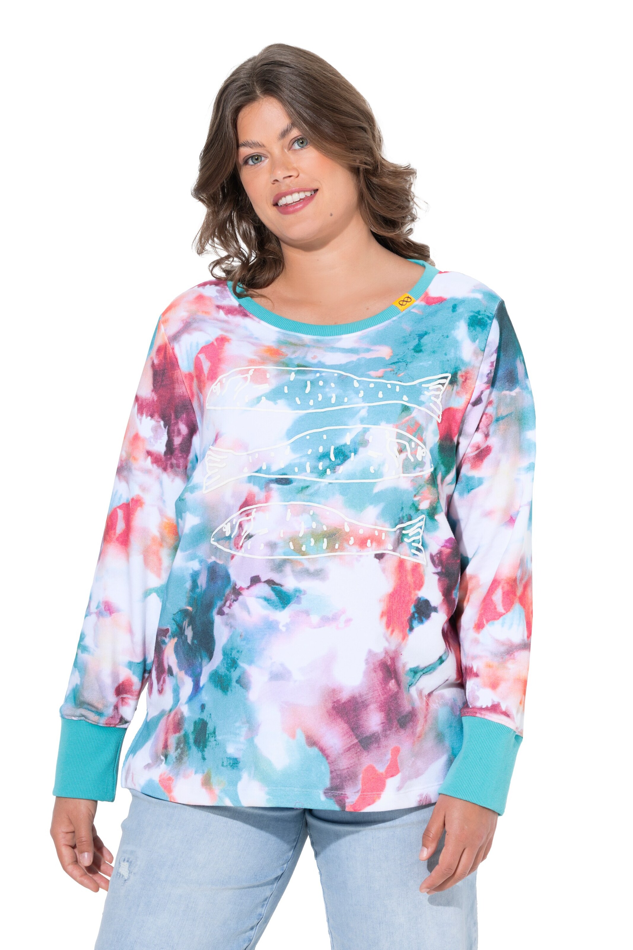 LAURASØN Sweatshirt in Blau: Vorderseite