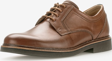 Pius Gabor Lace-Up Shoes in Brown: front