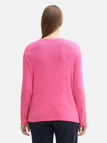 Tom Tailor Women + Knit Cardigan in Pink