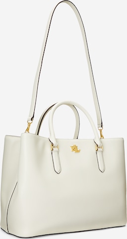 Borsa a mano 'Marcy' di Lauren Ralph Lauren in bianco