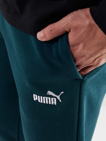 Regular Pantalon de sport 'ESS No. 1' PUMA en vert