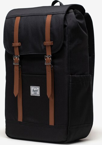 Herschel Backpack 'Retreat' in Black: front