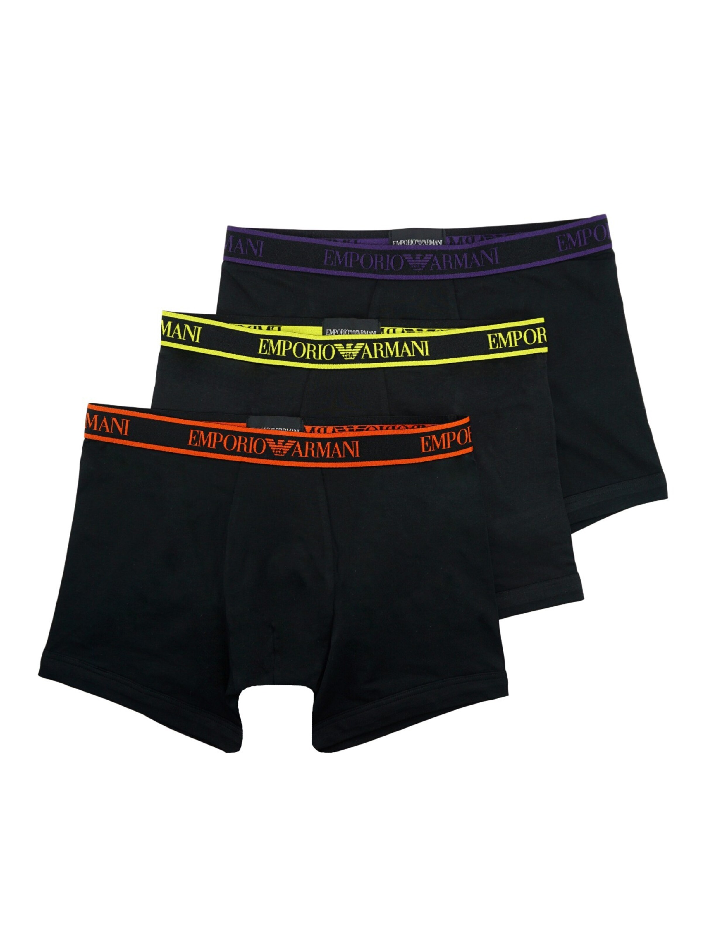 Boxer di Emporio Armani in nero: frontale