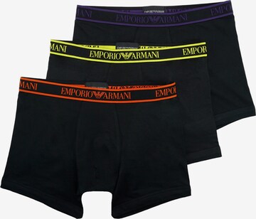 Boxers Emporio Armani en noir : devant