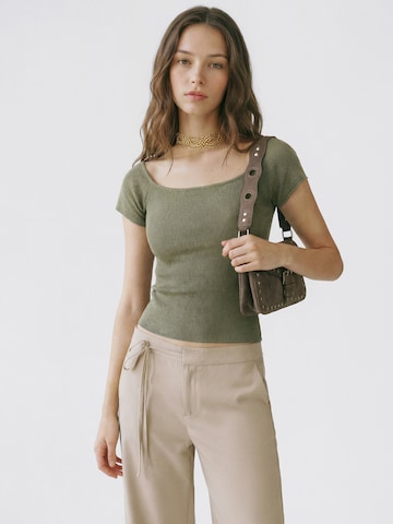 zaļš MANGO TEEN Topiņš 'SILVA': no priekšpuses