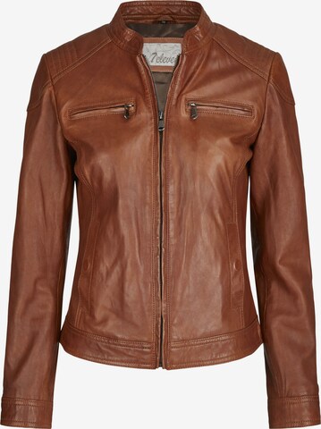 7ELEVEN Between-Season Jacket 'Greta' in Brown: front