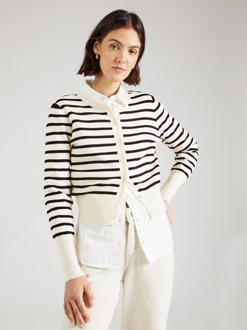 ONLY Gebreid vest in Beige: voorkant