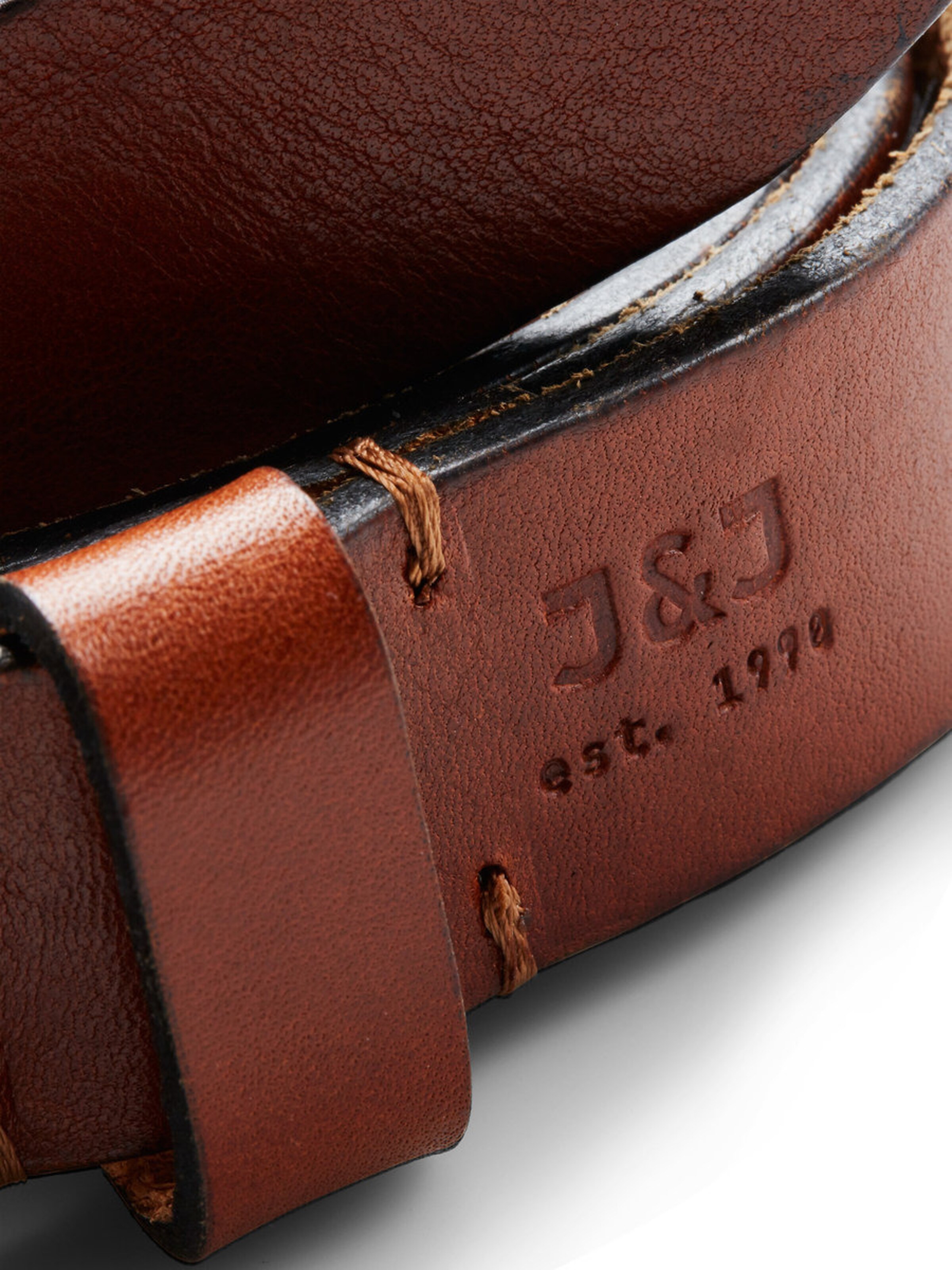Männer Gürtel JACK & JONES Gürtel 'Jaclee' in Rostbraun - PG69611 Männer Gürtel JACK & JONES Gürtel 'Jaclee' in Rostbraun - PG69611