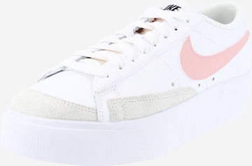 Baskets basses Nike Sportswear en blanc : devant