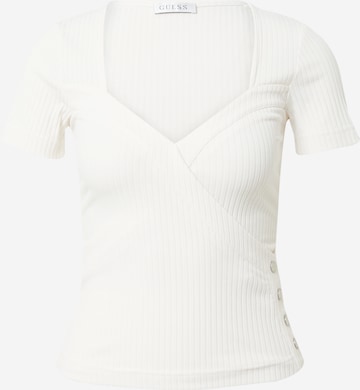 GUESS Shirt 'EDNA' in White: front
