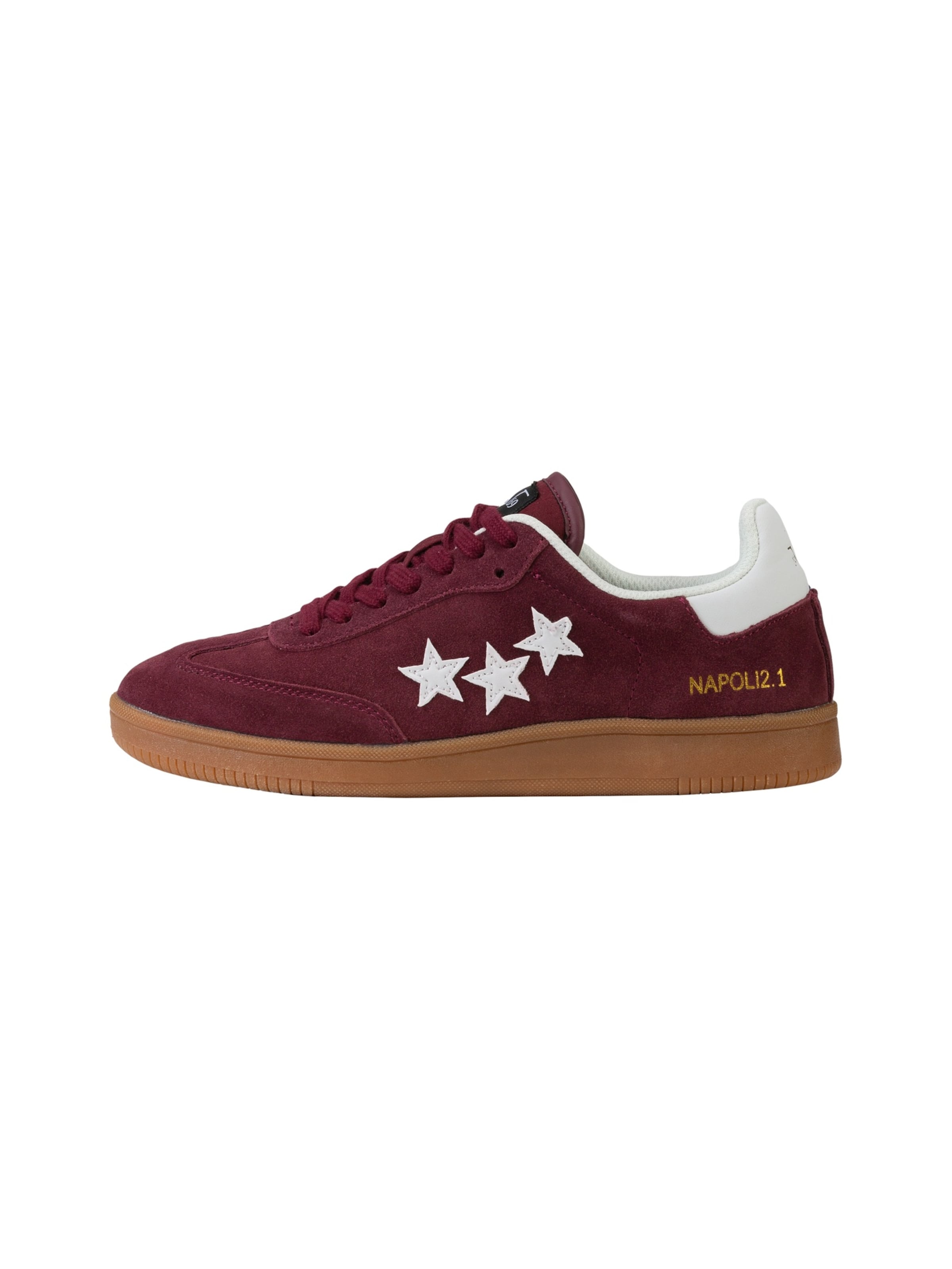 19V69 ITALIA Sneakers laag 'Napoli 2.1' in 36 in de kleur Bordeaux / Wit, Productweergave
