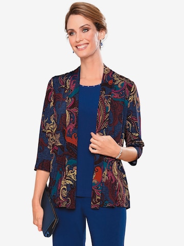 Goldner Knit Cardigan in Blue: front