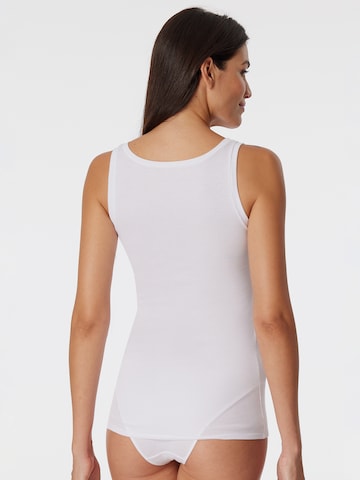 Haut ' Pure Rib ' SCHIESSER en blanc