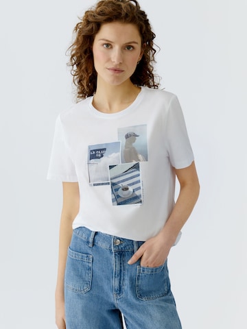 OUI T-Shirt in Weiß: Vorderseite