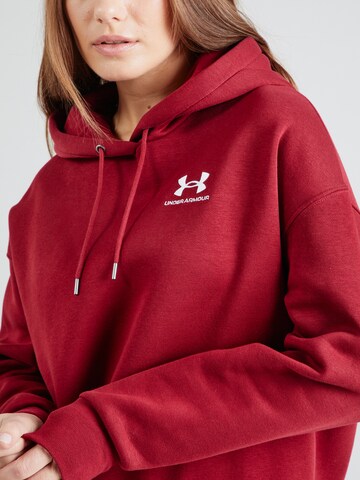 UNDER ARMOUR Bluzka sportowa 'Essential' w kolorze czerwony
