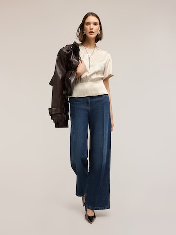 Chemisier MOTIVI en blanc