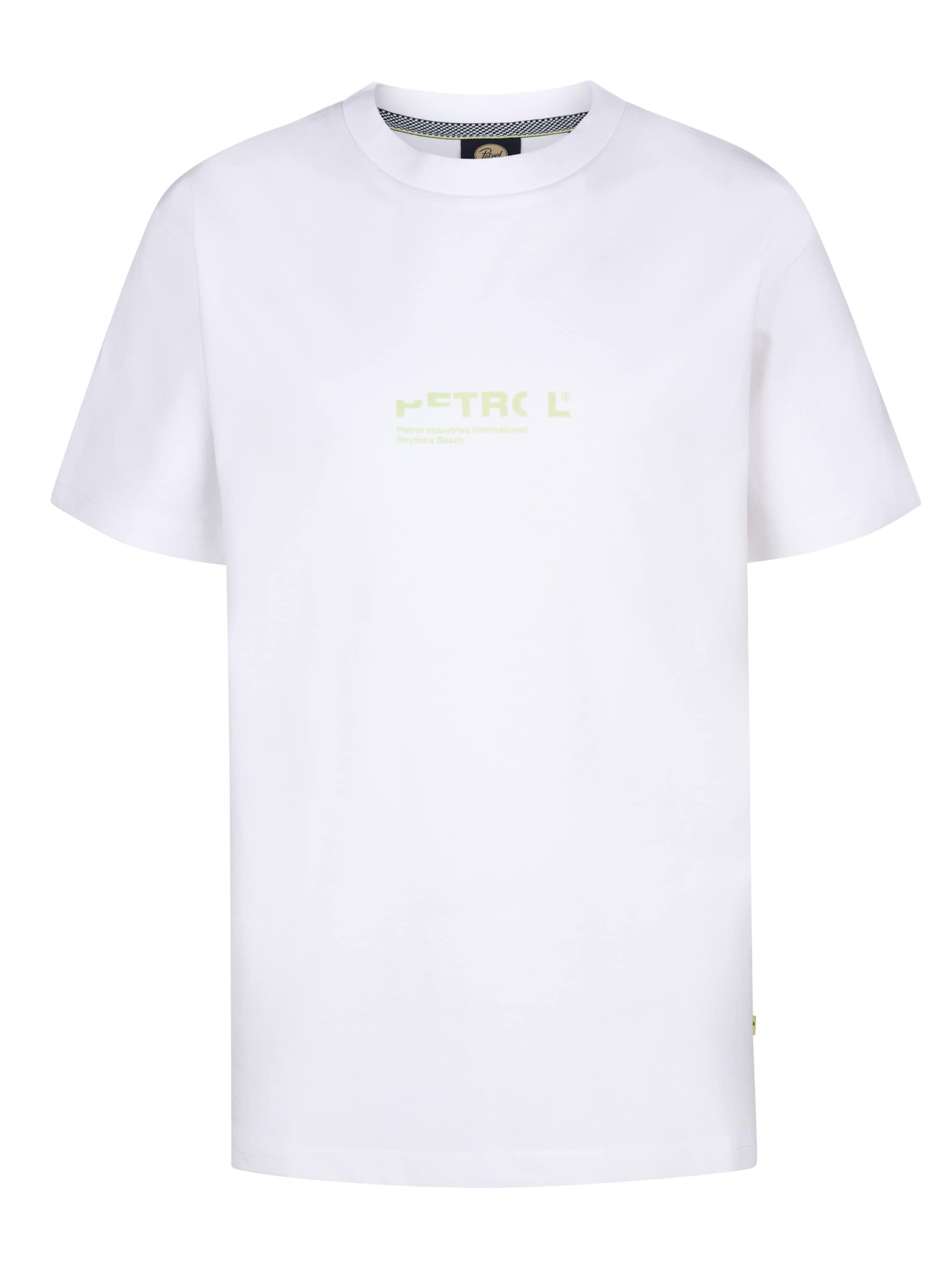 Petrol Industries Tričko 'Bayleaf' - Biela: predná strana