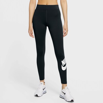 fekete / fehér Nike Sportswear Leggings, Modell nézet