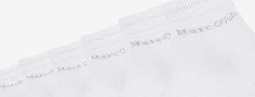 Chaussettes Marc O'Polo en blanc : devant