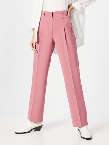 MORE & MORE Pleated Pants in Pink: front