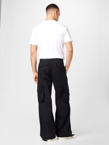 Loosefit Pantalon cargo EIGHTYFIVE en noir