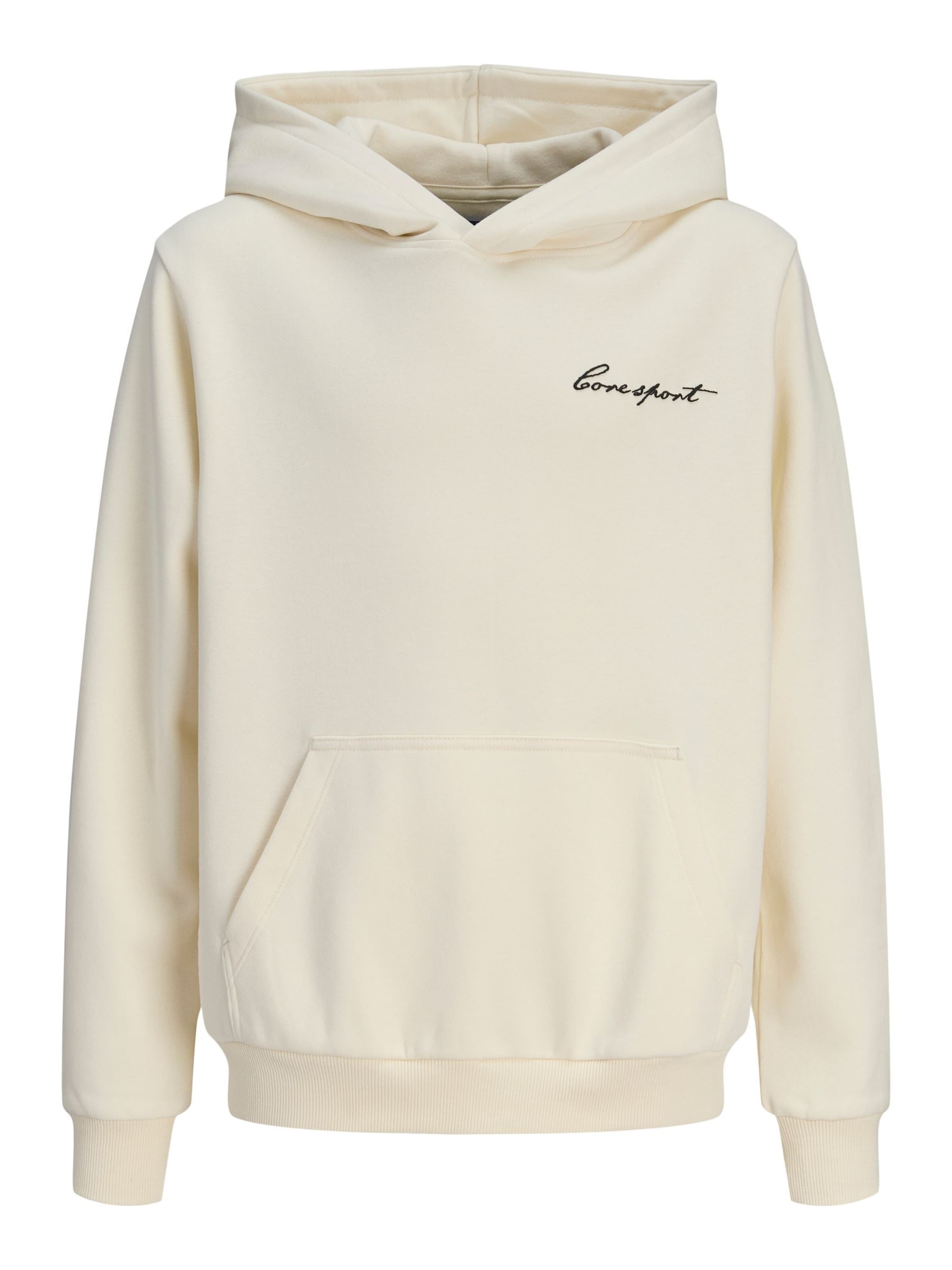 Sweat 'JCODust' Jack & Jones Junior en blanc : devant