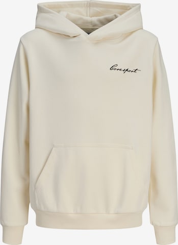 Sweat 'JCODust' Jack & Jones Junior en blanc : devant