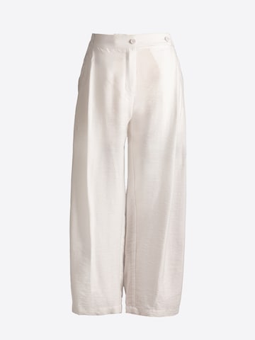 Loosefit Pantalon à pince 'Ringline' 4TAILORS en blanc
