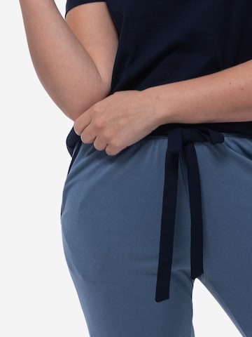 Ammann Pyjama 'Night & Home' in Blau