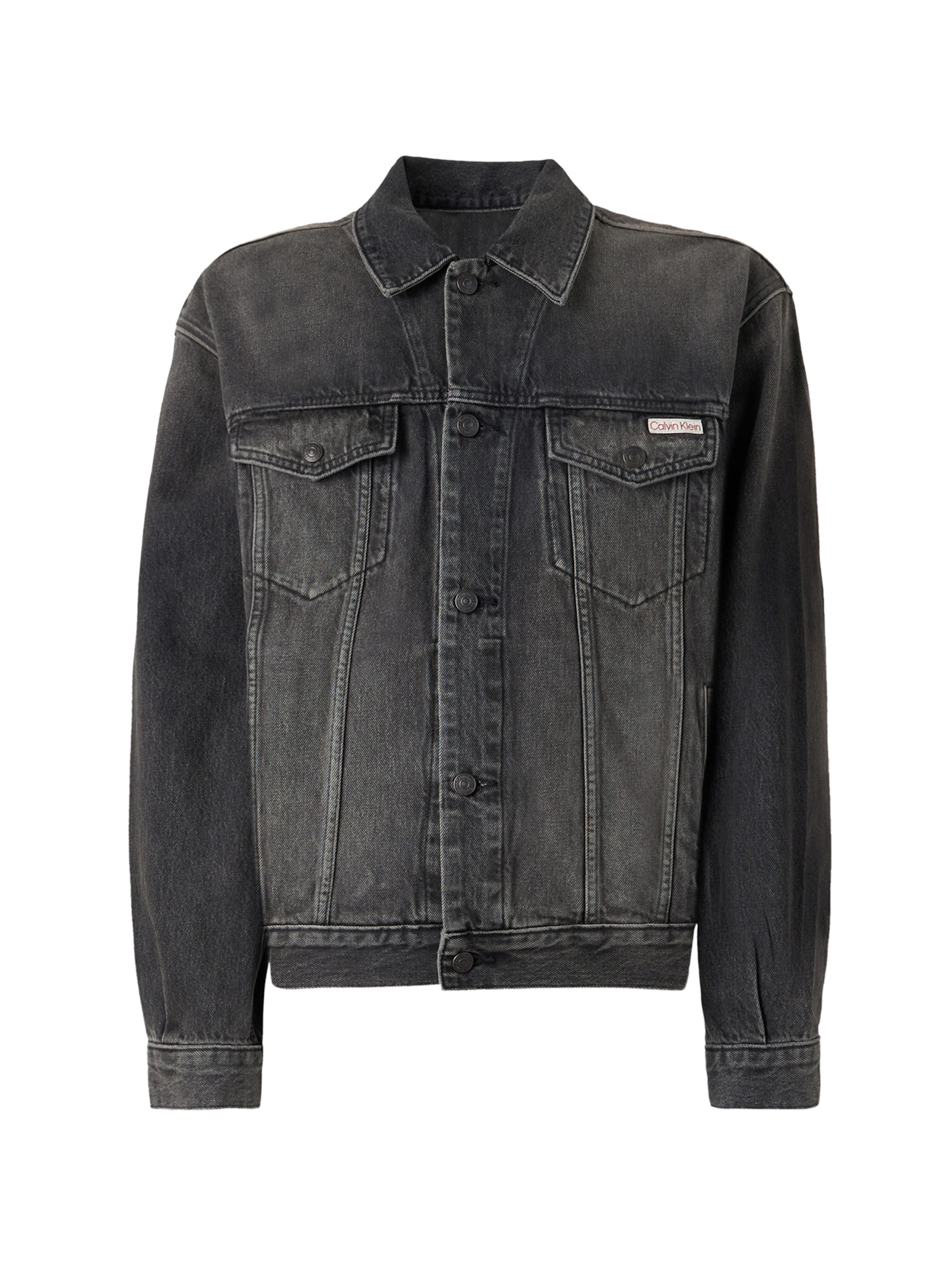 Calvin Klein Jeans Tussenjas '90S' in Zwart: voorkant