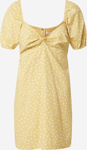 Abercrombie & Fitch Лятна рокля в жълто: отпред