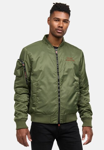 Veste mi-saison 'Berkoo' STONE HARBOUR en vert : devant