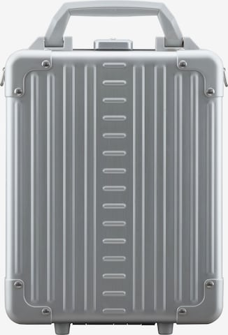 Aleon Briefcase in Silver: front