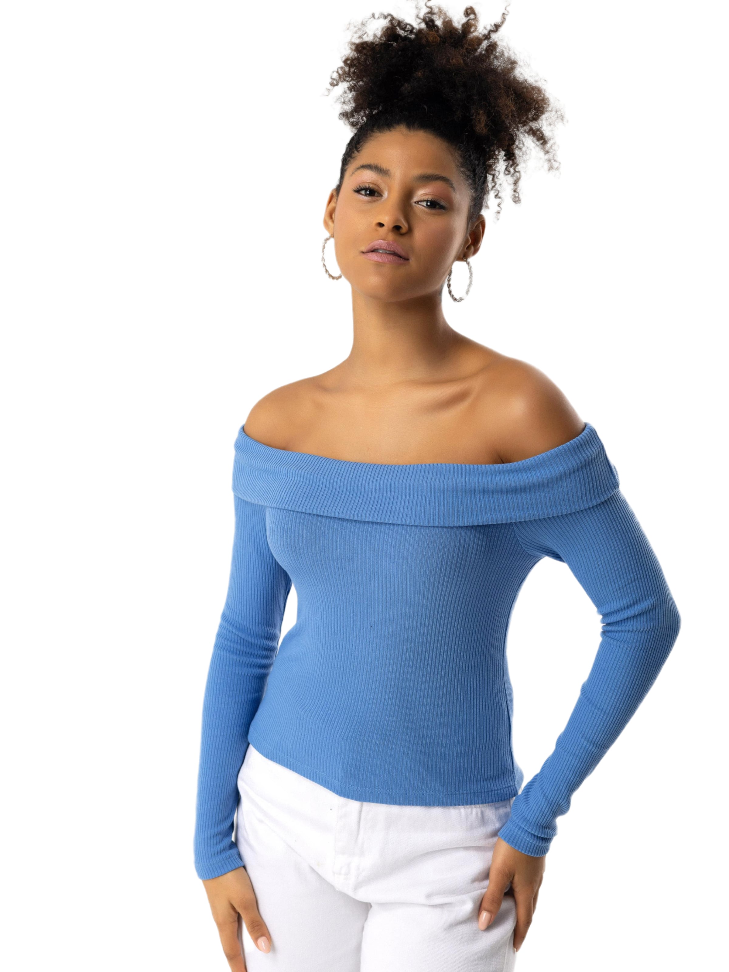 No Matter What Shirt in Blau