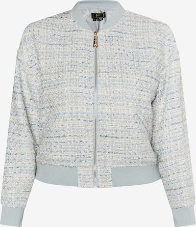 faina Blazer 'Bouclé' in hellblau / gold / silber / weiß, Produktansicht