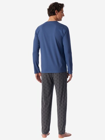 Pyjama long ' 95/5 Nightwear ' SCHIESSER en bleu