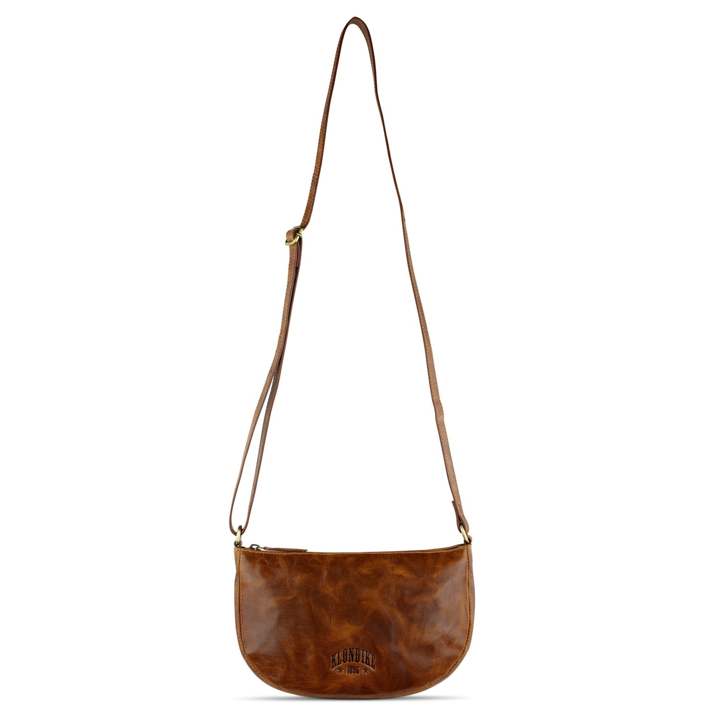 Borsa a spalla 'Mountain' di KLONDIKE 1896 in marrone