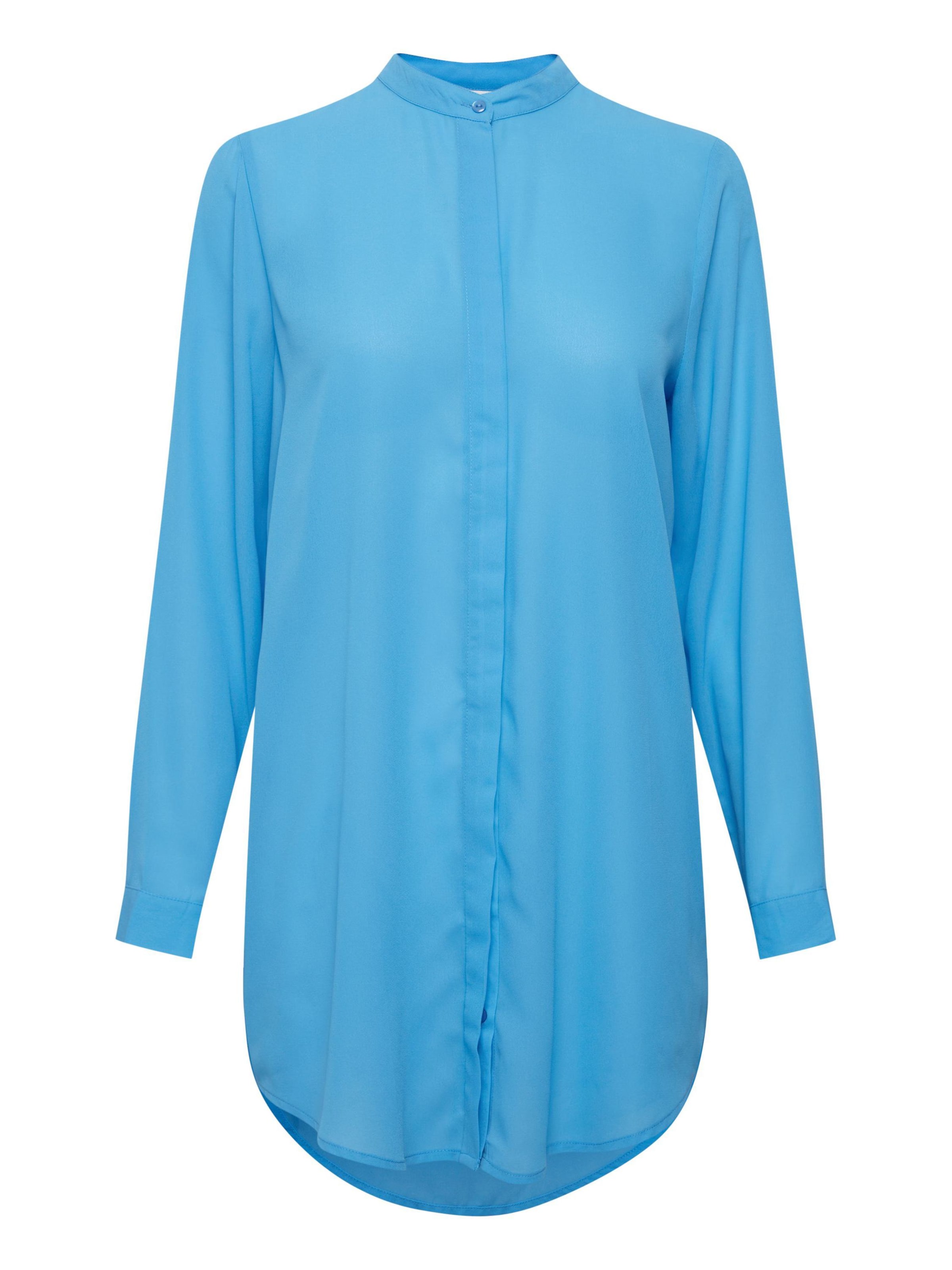 ICHI Bluse i blå: forside