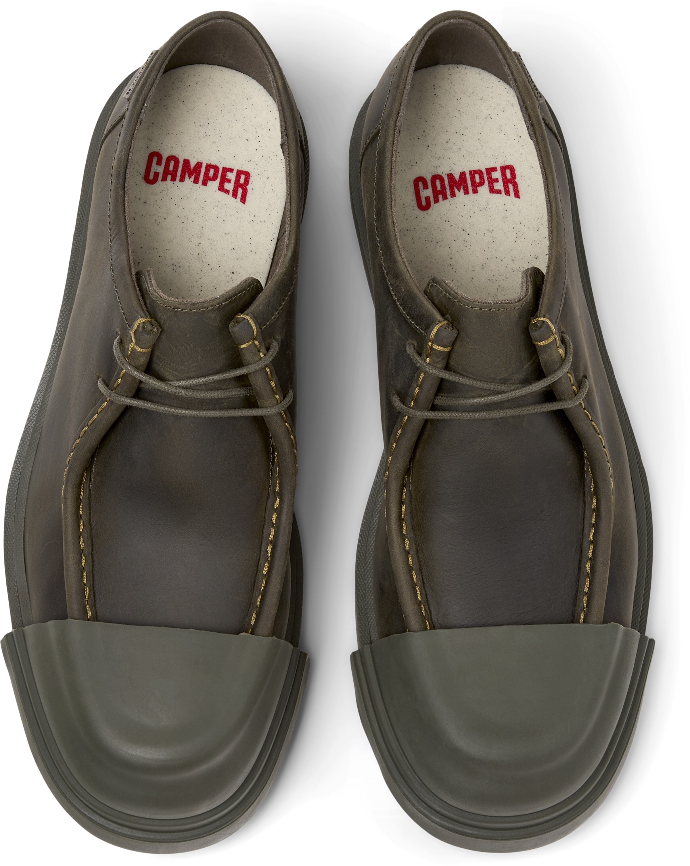 Chaussure à lacets ' Junction ' CAMPER en vert