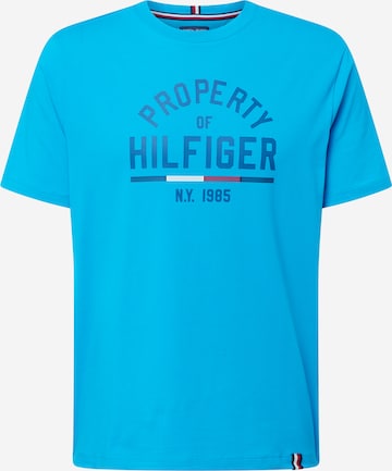 T-Shirt TOMMY HILFIGER en bleu : devant