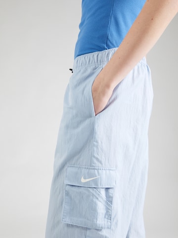 Nike Sportswear Loosefit Hose 'ESSNTL' in Blau