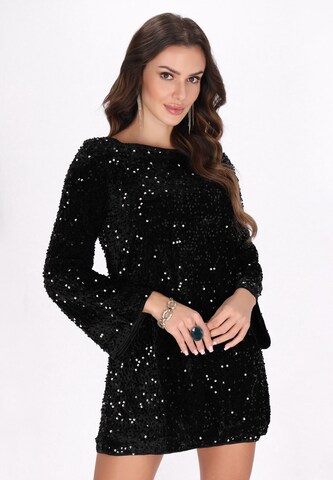 faina Cocktail dress in Black: front