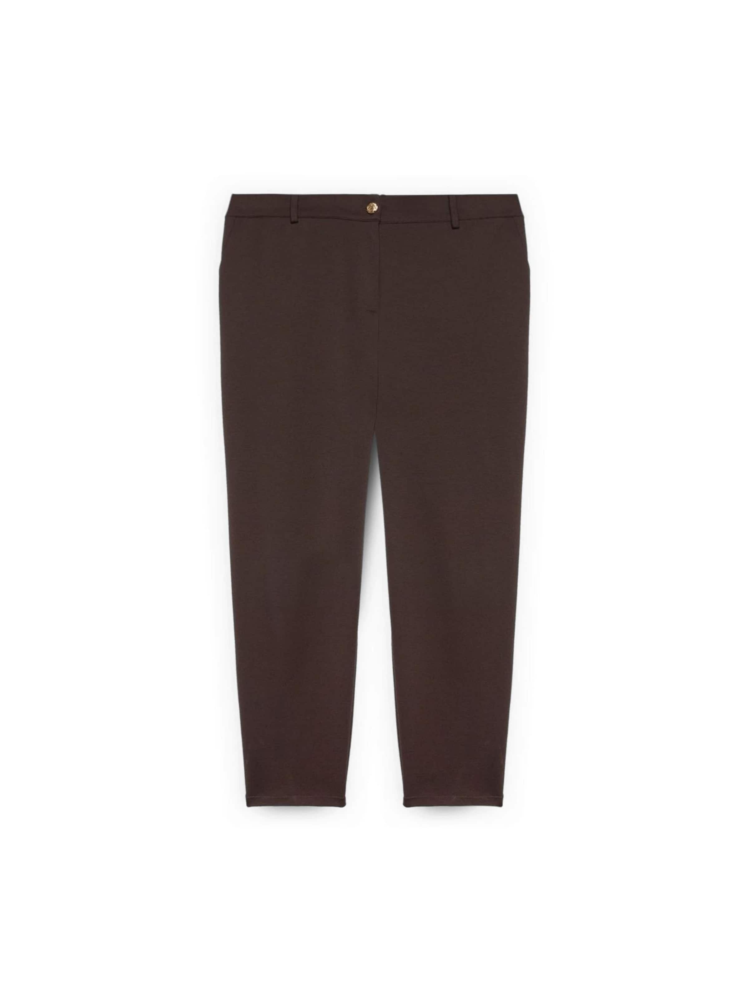 Regular Pantalon Fiorella Rubino en marron : devant