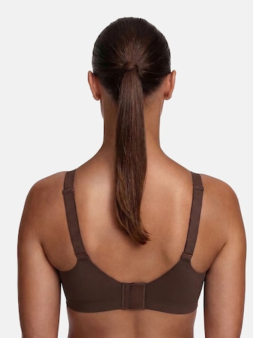cfab Push-up Behå 'Seamless Compact Push-Up BH' i brun
