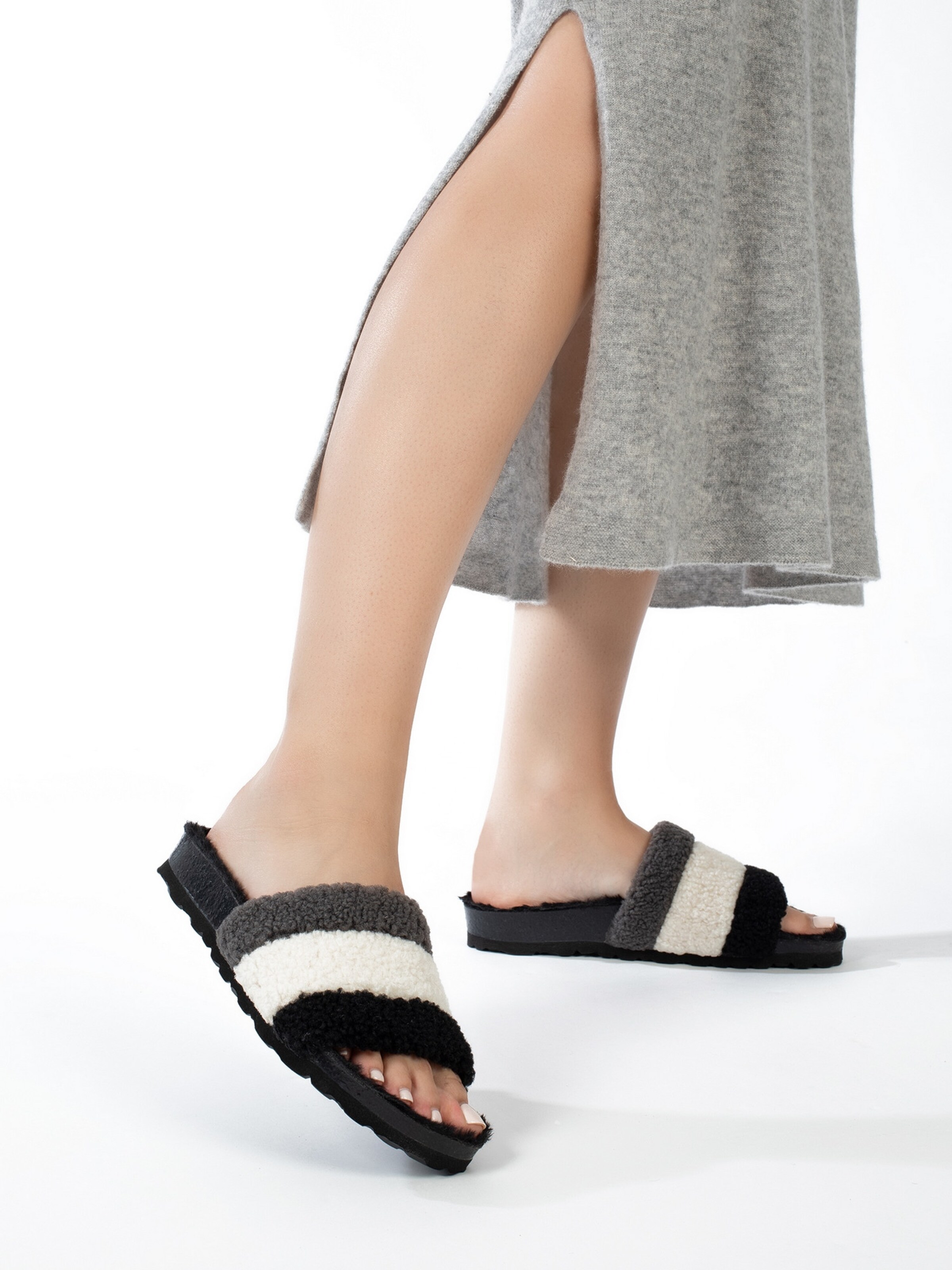 Bayton Papucs 'Alpes' - fekete: elől