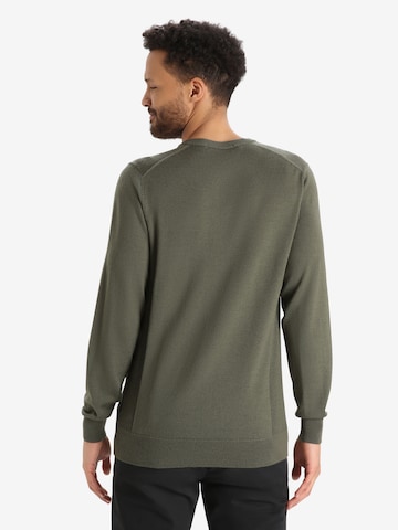 ICEBREAKER Athletic Sweater 'Shearer' in Green